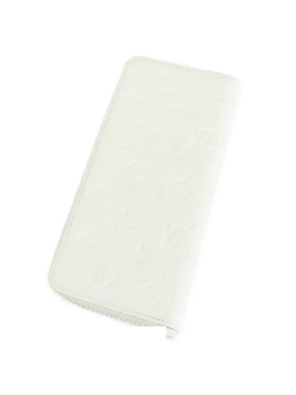 Louis Vuitton Zippy Wallet Vertical LV Friend White Monogram Taurillon